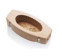 MOULE à beurre cannelé ovale Décor Fleur 250 g La Bonne GRAINE