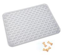 Moule à biscuits autrichien pour chiens, taille moyenne, en forme d'os, 154 biscuits, lavable au lave-vaisselle, transparent, 1 pièce