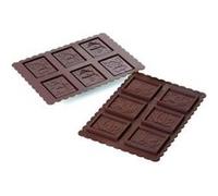 silikomart | CKC01 Moule en Silicone pour chocolats SNOWMAN SLIM, antiadhésif, 6 chocolats, paquet de 1 Moule pour sucreries, Easy Choc, 47 x 57 mm, h 5 mm, Volume 33 ml, Made in Italy