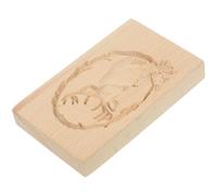 Moule à Biscuits en Bois Renne pour Biscuits Décoratifs de Noël | Bois Sculpté, Design Unique, Usage Pâtisserie, Beige, Longue Durée, Outil Fiable pour Créations Festives