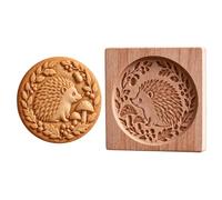 Moule à biscuits réutilisable de qualité alimentaire en forme | Emporte-pièce en relief pour pâte, gâteau, dessert, cuisine, boulangerie, ferme, fête, anniversaire, Noël, vacances, hérisson