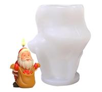 Moule à bougie de Noël, moule décoratif en silicone, 1 pièce, moule en silicone, moule en résine, forme de en résine, idéal pour Thanksgiving, automne, hiver, table d'anniversaire