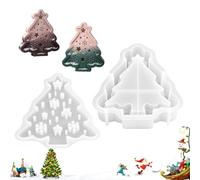 Moule À Bougie Sapin De Noël Mignon Motif Flocon Étoile Antiadhésif | Moules De Coulée Loisirs Créatifs Fête Pour Plâtre, Béton, , Loisirs Créatifs, Décoration Table Fête,