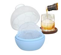 Moule À Boule De Glace - Contenant Rond En Silicone Alimentaire Forme Football | Moules De Congélation En Silicone Pour Cuisine Réfrigérateur Famille Boissons Whisky