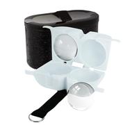 Moule à boule de glace en silicone pour boule de whisky - Moule à glace à fusion lente - Accessoire pour liqueur cocktails bourbon bar