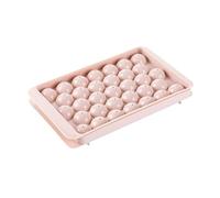 Moule à boules de glace en PP à 33 grilles, plateau polyvalent for la fabrication de sucettes glacées à boule de whisky, outils de cuisine,For Home Kitchen Use(Pink 25x15x2cm)