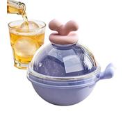 Moule à boules de glace - Plateau rond facile à démouler, outil de formage de glace réutilisable | Grand refroidisseur de boisson sphérique, accessoire de bar durable, compagnon de fête de bureau