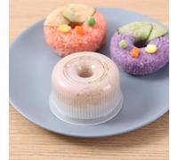 Moule À Boules De Riz En Forme De Donut, Antiadhésif, Onigiri Bricolage Kit De Fabrication De Sushi Pour K
