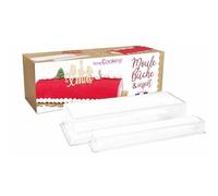 Moule à bûche avec insert - SCRAPCOOKING - APET cristal - 33x11.5x6cm