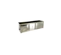 Moule à bûche carré inox 30 x 9 cm - Largeur 9 cm