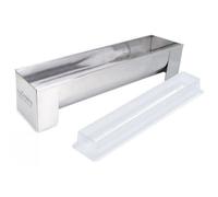 Moule à bûche - SCRAPCOOKING - Inox avec insert - 30x8x6.5cm