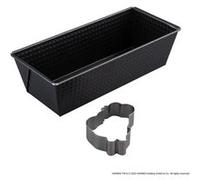 Moule à cake 25 cm avec emporte-pièce Zenker Haribo Noir G