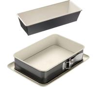Moule à Cake et Gâteau Rectangulaire Dr. Oetker Back Trend, Ensemble 2 Pièces, 30 cm et 28 x 18 cm, Acier Revêtement Antiadhésif