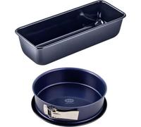 Moule à Cake et Manqué Dr. Oetker Back Liebe, Émail, 30 et 26 cm, Antiadhésif, Sans PFAS