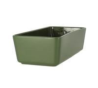 Moule à cake Octave en grès vert 27 x 13,5 cm Menastyl