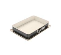 Dr. Oetker Moule à Gâteau Rectangulaire Avec Charnière, Plat à Lasagne, Acier, Céramique, 38 x 25 x 7 cm, Noir 9