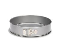 patisse 03613, Moule à Manqué, Moule à Pâtisserie Rond à Charnière, Acier revêtu anti adhésif Silver Top, Ø 24 x 6.5 cm, Gris argenté