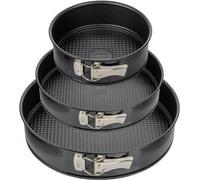 Moule à Charnière Rond Zenker, Set de 3, 20 cm, 24 cm, 28 cm, Black Metallic