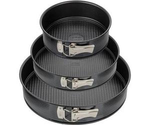 Moule à Charnière Rond Zenker, Set de 3, 20 cm, 24 cm, 28 cm, Black Metallic