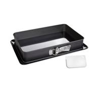 Moule à charnière - Zenker - 7022 - Rectangulaire - 29 x 42 cm - Métal - Compatible lave-vaisselle