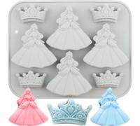 Moule à Chocolat en Silicone Couronne de Princesse