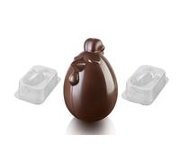 Silikomart Moule à chocolat Lady Cocca thermoformé réutilisable plastique – Lot de 1