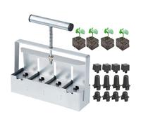 Moule À Cubes De Terre Outils De Jardinage Manuels Ergonomique | Presse À Mottes De Semis Pour Jardin, Ferme, Vérandas, Cours, Balcons, Terrasses, Pelouse, Laitue, Fleurs