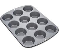 Moule à Cupcakes/Muffins, Recipe Right, Antiadhésif, 12 Empreintes, Argenté