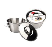 Moule à Flan et Pudding en acier inoxydable 20 cm Ibili
