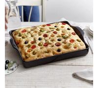 Moule à Focaccia Plat à Four en Céramique Rectangle Emile HENRY Noir Fusain