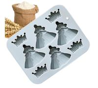 Moule À Fondant En Silicone | Adorable 8 Cavités Réutilisable DIY Démoulage Facile,Moules De Cuisson Silicone,pour Chocolat Gelée Beurre Mini Dessert Savon Bougie Décoration de Gâteau, Café