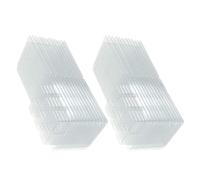 Moule à Fondants Parfumés PET 6 Grilles Carré, Lot de 30, Débutants | Boîte Clamshell Transparente, Usage DIY et Artisanat, Forme Cube, Aspect Pro, Résistante à Déformation