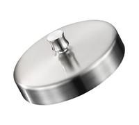 Moule à Galettes Rond en Acier Inoxydable, Presse à Hamburgers | Surface Antiadhésive, Conception Ergonomique, Finition Soignée, Résistant à L’usure, Couleur Argenté
