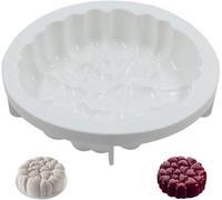 moule à gâteau 3D en forme de cœur - Grande mousse en forme de cœur en silicone Outil de cuisson pour chocolat confiserie gelée brune glaçon gâteau blanc 21 x 21 x 45 cm