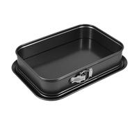 Moule à gâteau au fromage à fond amovible, en acier au carbone, rectangulaire, ustensiles de cuisson, en métal antiadhésif(Rectangular buckle)