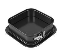 Moule à gâteau au fromage à fond amovible, en acier au carbone, rectangulaire, ustensiles de cuisson, en métal antiadhésif(Square buckle)