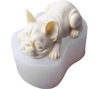 Moule à gâteau Bulldog en silicone - Moule à gâteau 3D Franc - Moules de pâtisserie DIY pour chocolat et gelée