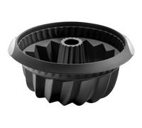 Moule à gâteau bundt 22 cm, noir, silicone, Lékué