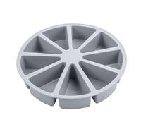 Moule à gâteau, cadre en silicone, gadget à dégagement facile, outil de cuisine, moule à pizza triangulaire, appareil adapté aux débutants, taille compacte 22 x 20 x 5 cm, équipement robuste