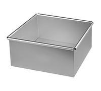 Moule à gâteau carré, plat de cuisson carré en alliage d'aluminium antiadhésif de 5 pouces avec fond amovible, petits moules à gâteau réutilisables multi-usages pour cuisines, boulangeries, magasin