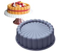 Moule à gâteau Charlotte en silicone de qualité alimentaire | Moule à gâteau anti-adhésif en forme de , moule rond pour cheesecake, brownie, , , flan, , moule pour cuisine et