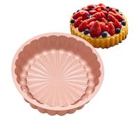 Moule À Gâteau Charlotte En Silicone, Moule À Gâteau Rond En Silicone, Moules À Gâteaus Pâtisserie En Forme Antiadhésif, Moules À Pain Cannelé Réutilisable, pour Cheesecake Brownie Chocolat
