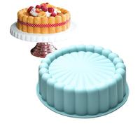 Moule À Gâteau Charlotte En Silicone, Moule À Gâteau Rond En Silicone, Moules À Gâteaus Pâtisserie En Forme Antiadhésif, Moules À Pain Cannelé Réutilisable, pour Cheesecake Brownie Chocolat