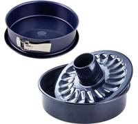 Moule à Gâteau Charnière et Savarin Dr. Oetker Back Liebe, 26 cm et 28 cm, Fond Amovible, Acier Émaillé, Sans PFAS