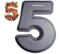 Moule À Gâteau Chiffre 5 Pour Anniversaires Et Anniversaires De Mariage | Moule À Gâteau Chiffre En Silicone Antiadhésif, Résiste De -40 °C À 230 °C, Lavable Au Lave-Vaisselle, Sans BPA