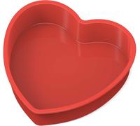 Moule à gâteau Coeur Moule à gâteau Ø 26 cm - silicone antiadhésif Moule à coeur - Moule à gâteau en forme de coeur Pudding Backform