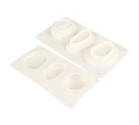 Moule à Gâteau en Forme de pavé, Moule de Cuisson Rond en Galets 3D pour Décoration de Cupcakes au Chocolat en Silicone (119)