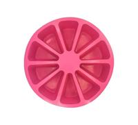 Moule à gâteau en silicone à 9 cavités, plateau de cuisson triangulaire antiadhésif pour pizza, brownies, muffins, muffins, biscuits au chocolat, dessert