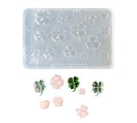 Moule à gâteau en silicone de qualité supérieure avec quatre feuilles de trèfle pour desserts créatifs, facile à démouler, moule à dessert créatif