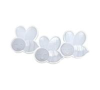 Moule à gâteau en silicone en forme d ' abeille et de sucettes, moule à bonbons, fudge et légumes, bloc de glace chocolat, décorations de gâteaux de dessert français Lollipop Molds